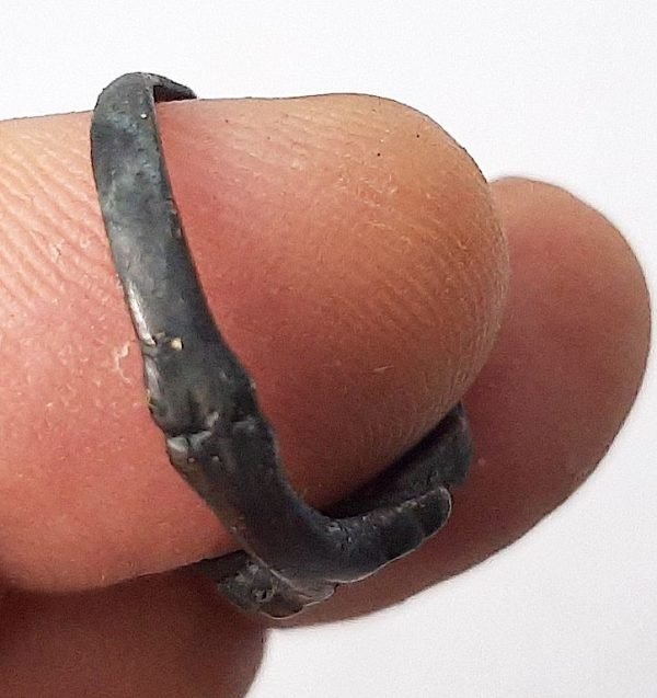 WAFFEN SS TOTENKOPF SKULL TEXTBOOK RING RELIC WW2 GERMAN - Image 6