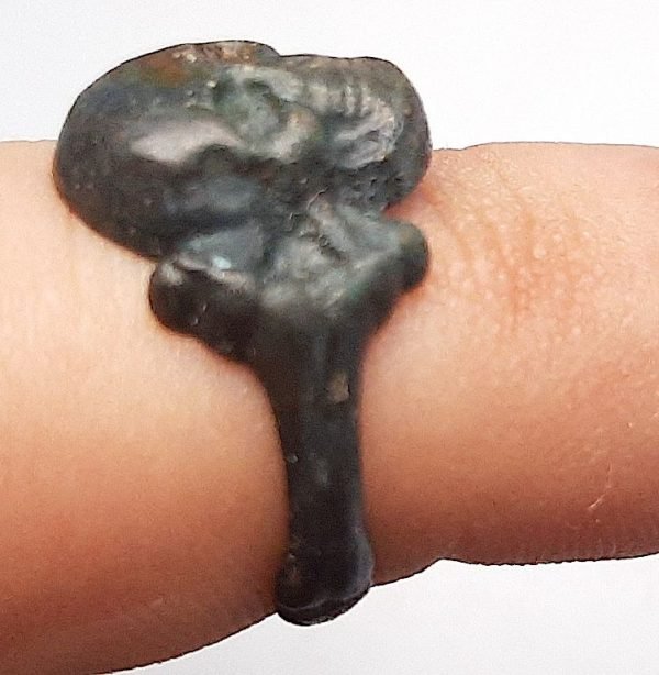WAFFEN SS TOTENKOPF SKULL TEXTBOOK RING RELIC WW2 GERMAN - Image 11